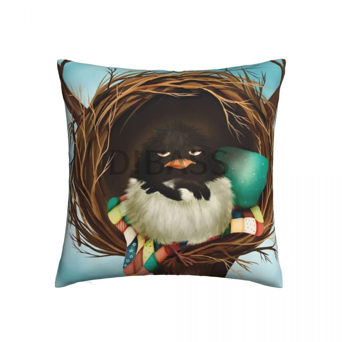 

A Disgruntled Magpie - Floor Pillow Throw Pillows for sofa