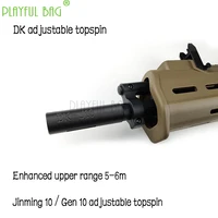 outdoor fun toy water bullet gun upper rotation jinming nylon no sinking built in adjustable inner tube straight insertion md14