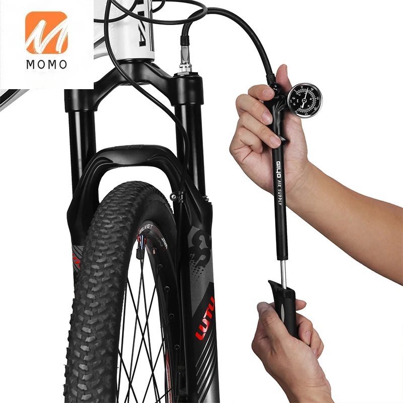 

Bicycle Pump 300psi High-pressure Bike Air Shock Pump For Fork/Rear Suspension Aluminum Alloy Cycling Bike Pump With Gauge