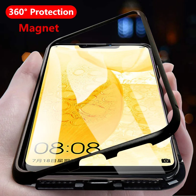 Магнитный чехол для Oppo R17 R15 F11 F9 F7 Pro A9 A7 A5 A3S 2020 на магните Рино 2 Realme 3 3Pro X 5|Бамперы| |