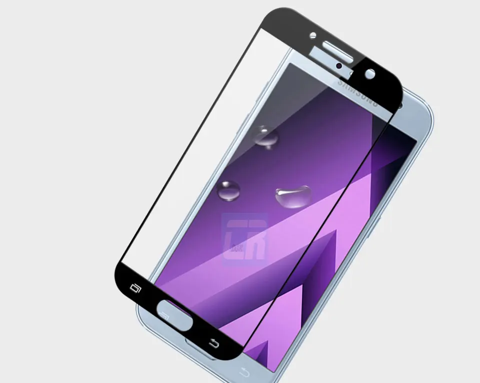 3 шт. полное покрытие Экран протектор Закаленное Стекло для samsung Galaxy A3 A5 A7 J7 J3 J5 C5 J3 J5 J7 Prime защитная пленка