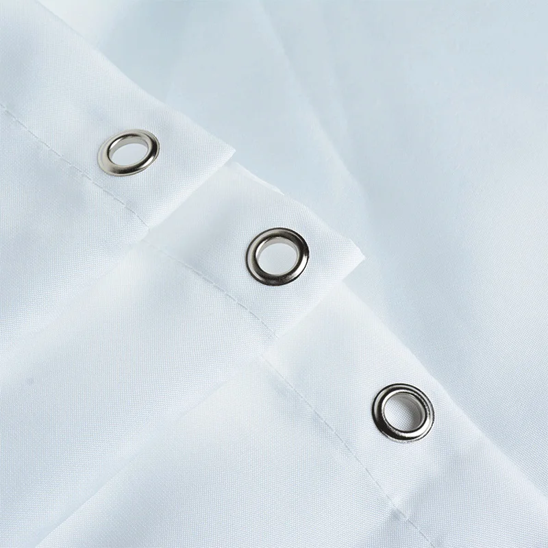 k water clean white shower solid color polyester fabric thick waterproof curtains mold simple bathroom set partition free global shipping