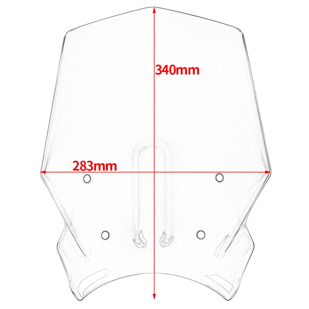 

For Honda CB1000R CB650R NEO SPORTS CAFE 2018 2019 2020 2021 Motorcycle Windscreen Windshield Viser Wind Deflector With Bracket