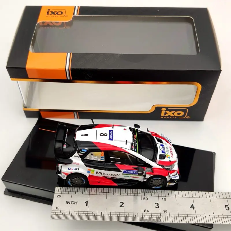 IXO 1:43 для T ~ OTA YARIS WRC #8 Rally Finland 2019 RAM723 модели литья под давлением игрушки коллекции