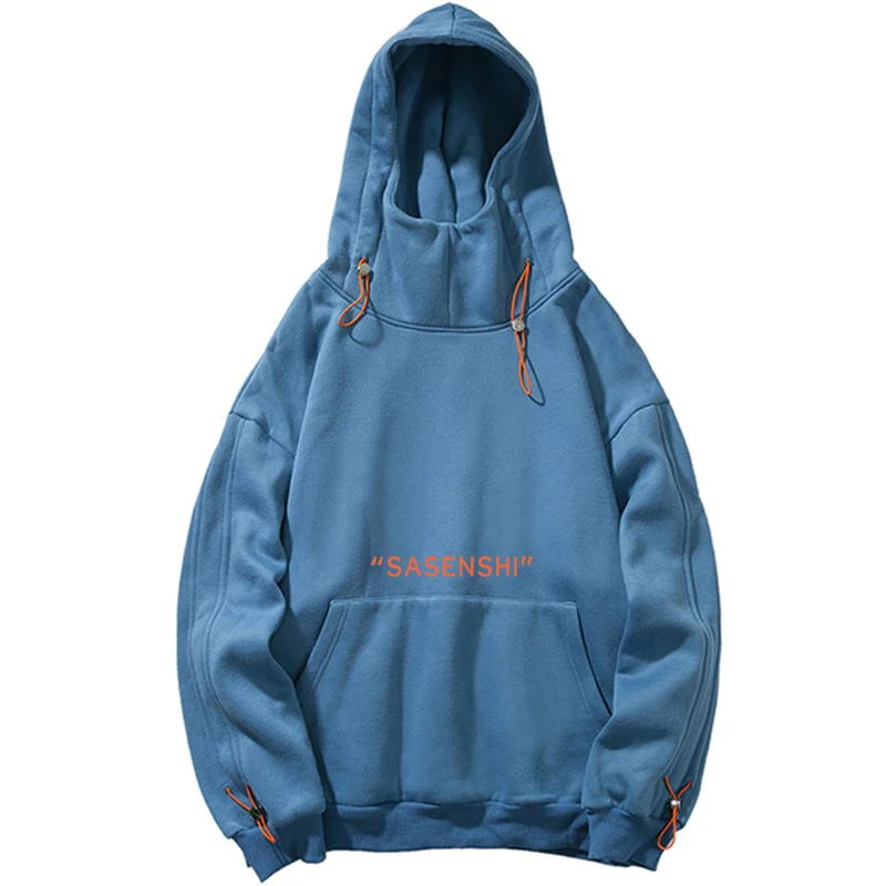 

Korean Style High Collar Hoodie Kpop Couple Clothes Oversized Coat Men Clothing Hip Hop Sweatshirt Streetwear Fashion Hoodies