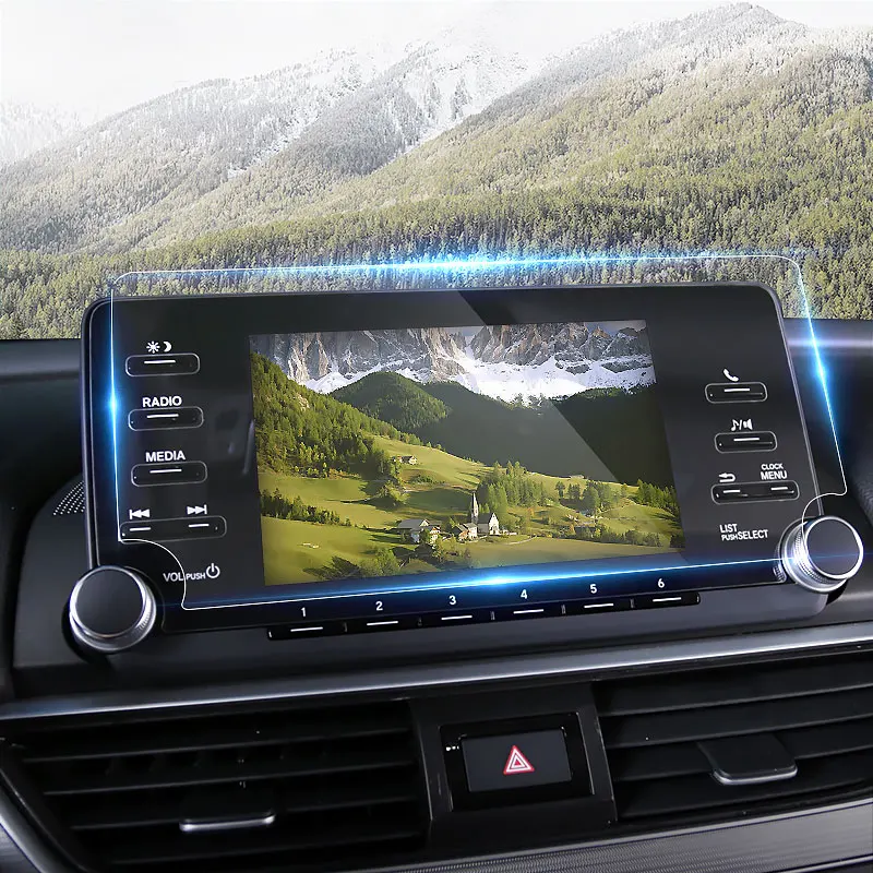 Стальная Защитная пленка для экрана навигатора GPS подходит Honda Accord 2018 2019|Наклейки