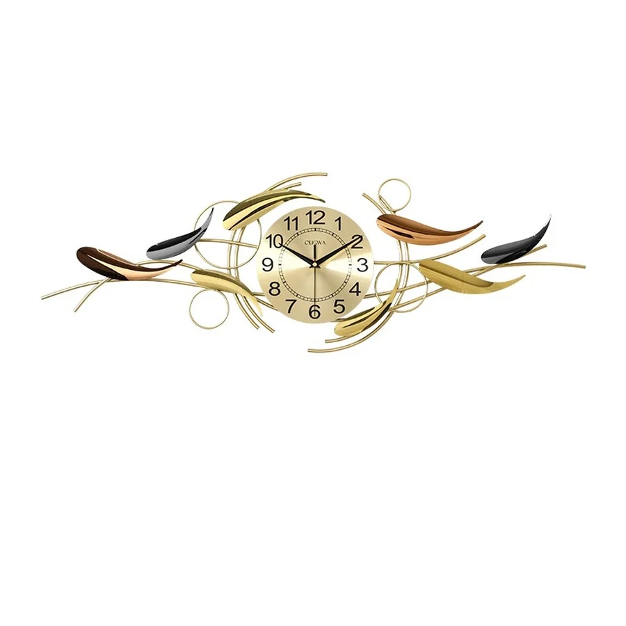 Уникальные современные настенные часы из кованого железа в скандинавском стиле