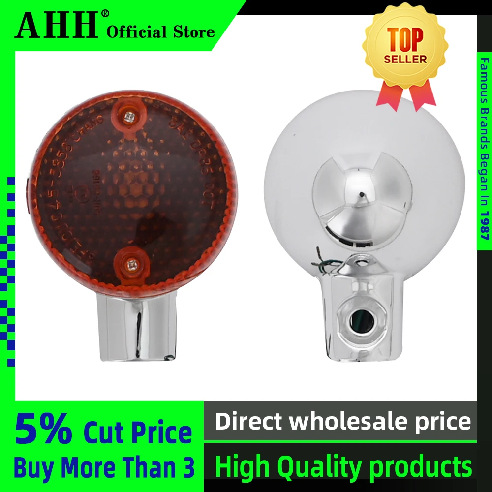 

Передний и задний указатель поворота для мотоцикла AHH с резиновым кронштейном для honda CA250 steed400 CMX250