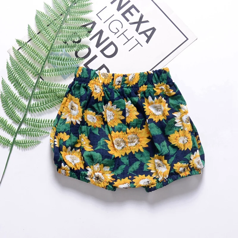 Одежда для малышей Новые летние детские штаны маленьких девочек хлопковые