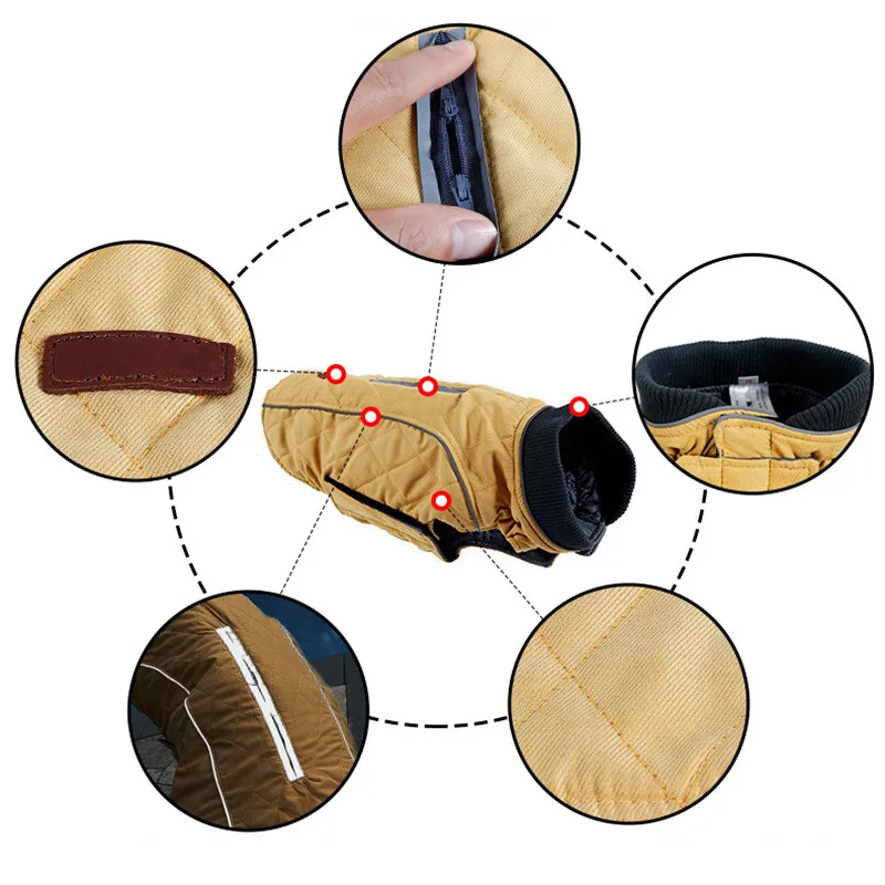 Одежда для собак Французский бульдог жилет куртка зимнее теплое пальто