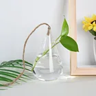 Креативная прозрачная подвесная ваза в форме водяного шара для цветов стеклянный плантатор для суккулентов контейнер для террариума домашний декор для сада