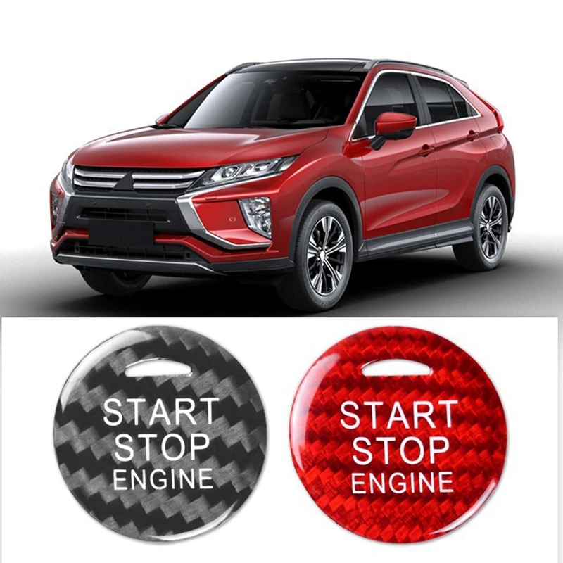 Кнопка запуска и остановки автомобильного двигателя из углеродного волокна