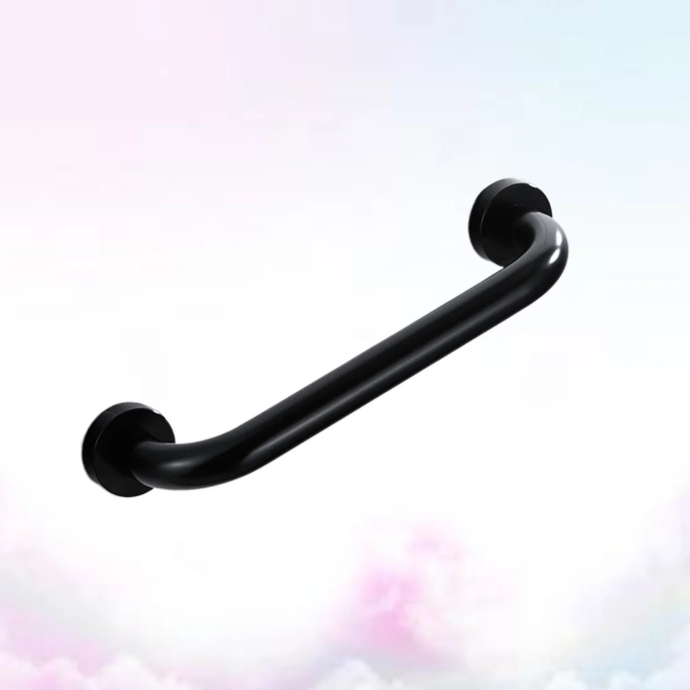 

Поручни для ванны, подлокотник для ванной, безопасная ручка, поручни для лестницы, нескользящая ручка для душа для пожилых детей-30 см (черный...