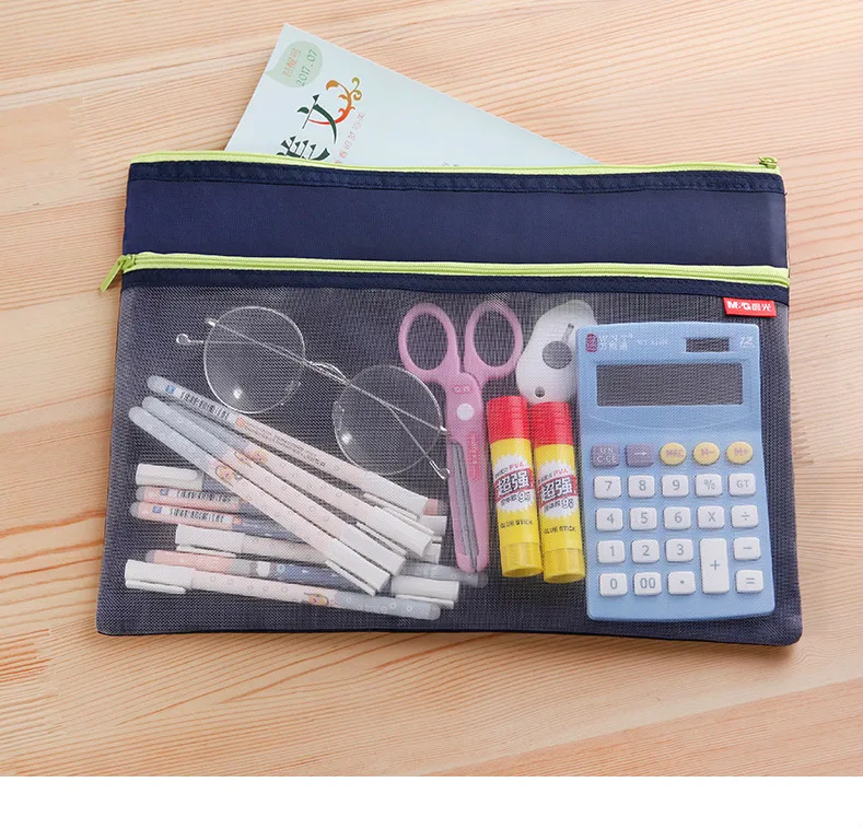 Сумка А4 на молнии для документов карман хранения файлов органайзер школы и