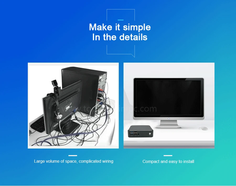 Супер Мини ПК Intel i7-8565U I5-8265U I3-8145U 2* DDR4 M.2 NVMe карман Nuc Портативный компьютер Windows 10 USB-C 4K 60fps HDMI2.0 DP