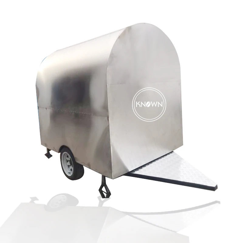 Трейлер для еды из нержавеющей стали трейлер фургон продажа мобильных