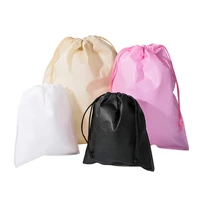 5pcslot storage bag non woven travel pocket drawstring bags dust proof home supplies storage shoes organizer a033