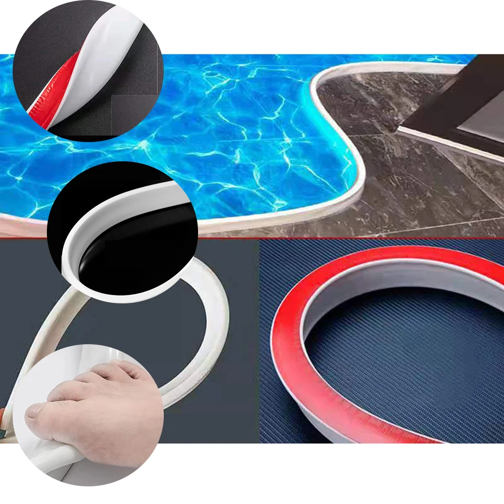 Гибкая силиконовая стоппер для воды ванной комнаты резиновый плотины кремниевое