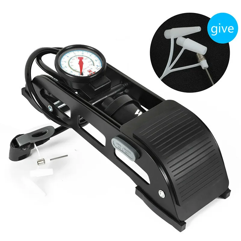 Велосипедный насос высокого давления одноцилиндровый Педальный воздушный для