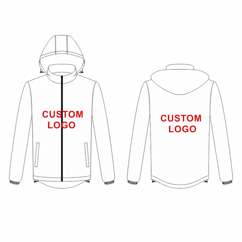 

Customize Logo Football Jacket Men Running Training Outdoor Sports Polyester Anti-pilling Waterproof Breathable Man Windbreaker