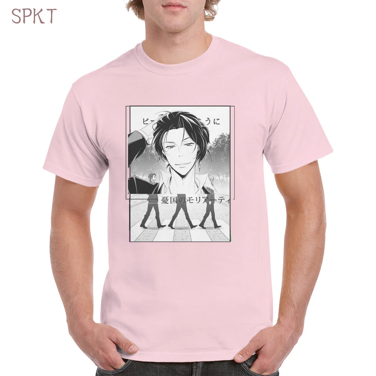 

Moriarty the Patriot fashion Japanese comic 100% Cotton T shirt Top Harajuku Aesthetic T-shirt Oversized clothes Female/Man