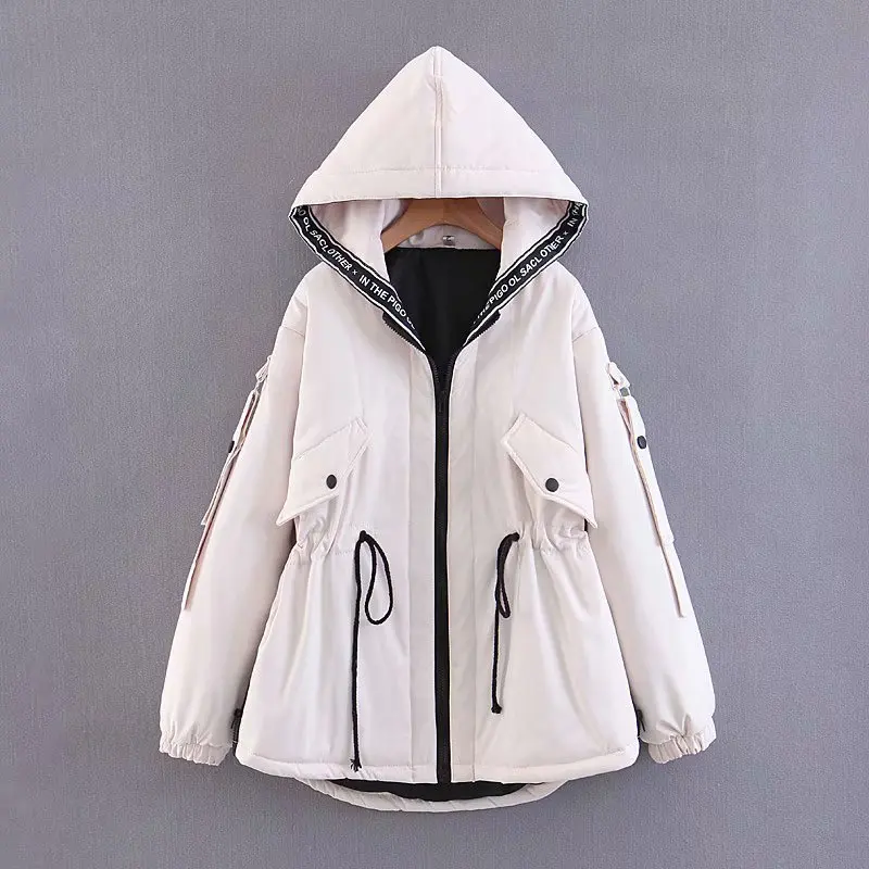 Новая зимняя парка для женщин модное женское теплое пальто с длинным рукавом и