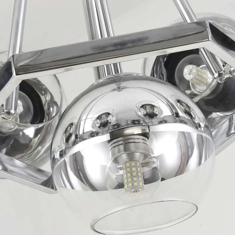 Скандинавское стекло люстра лампа для гостиной домашний декор Домашний