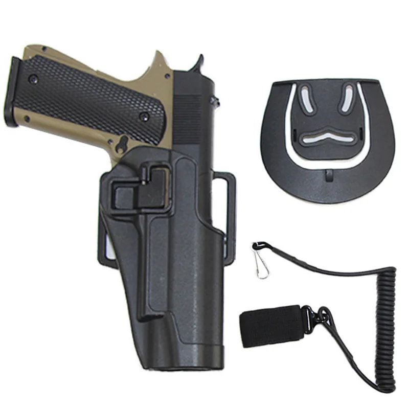 Тактический чехол-кобура для пистолета чехол Colt 1911 ремень страйкбола поясная