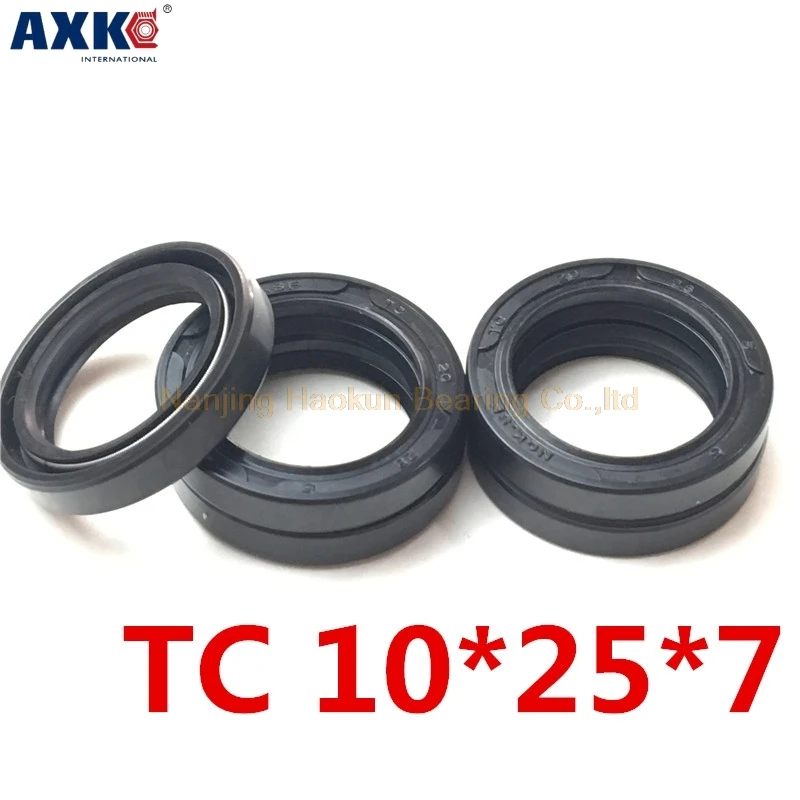 10 шт. AXK 10x25x7 TC10x25x7 NBR каркасное сальник 10*25*7 уплотнения высококачественное