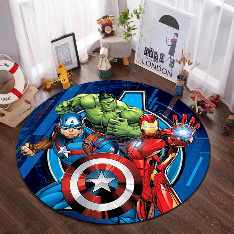 Детский игровой коврик Disney Человек-паук Мстители Капитан Америка Халк
