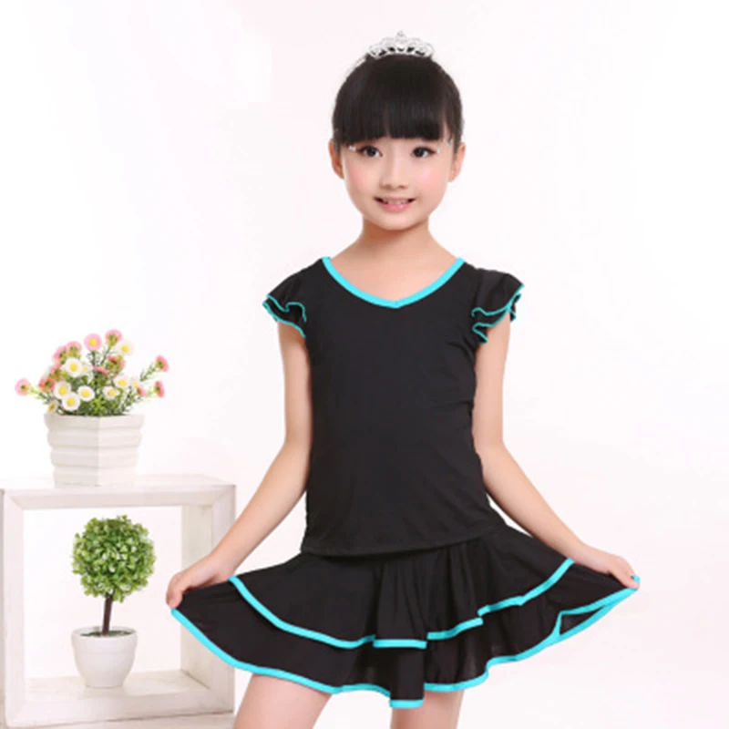 Юбка для латинских танцев девочек новые бальные костюмы ча сальса латино