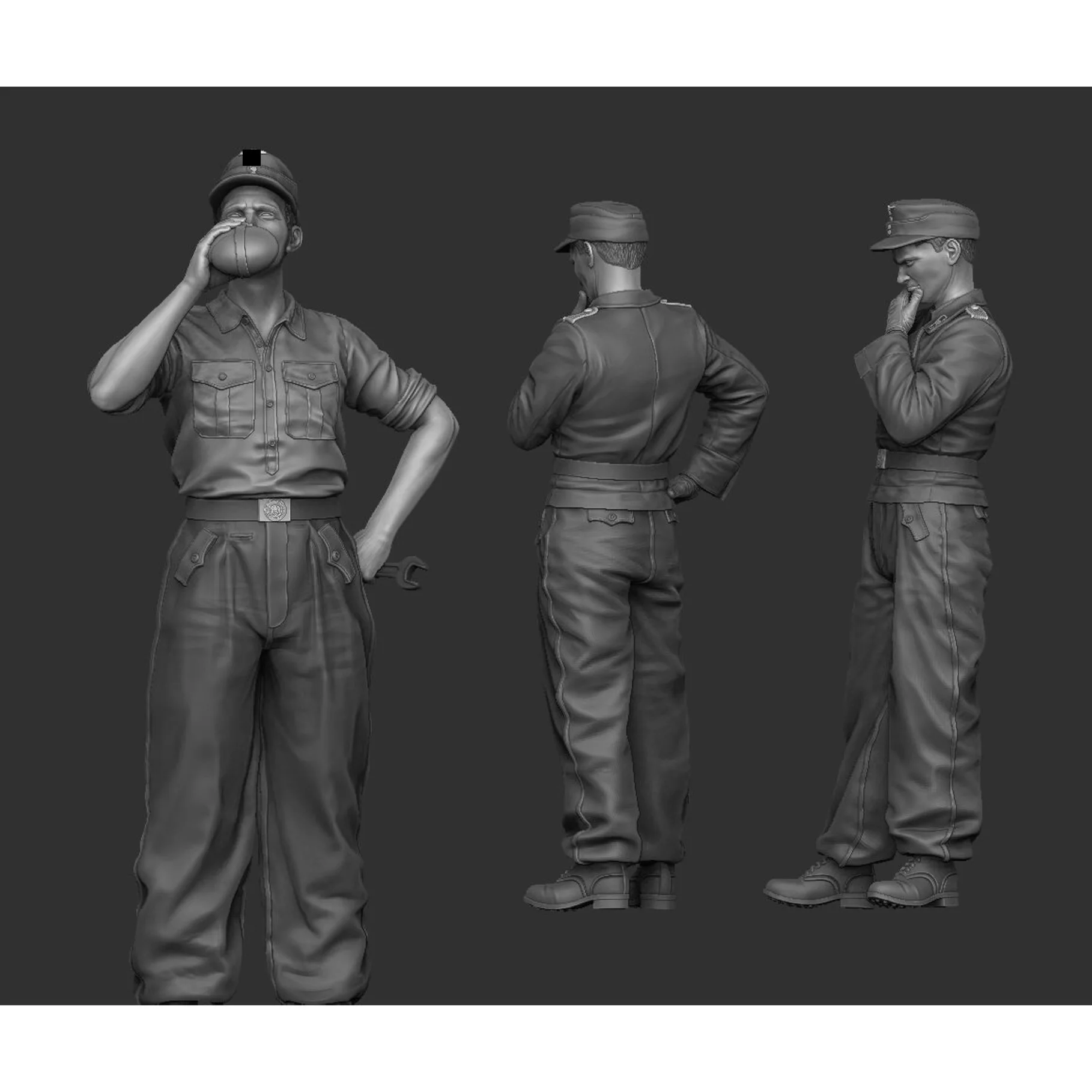 

1/35 Resin Model Figure GK , Unassembled and unpainted kit