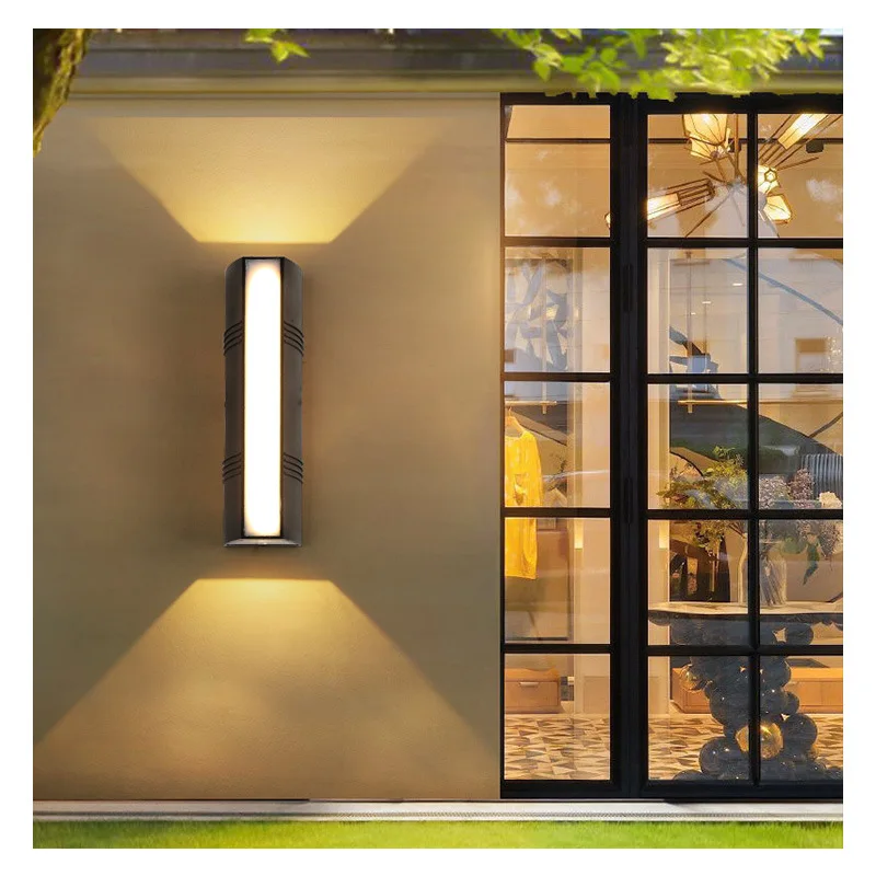 

Уличная настенная лампа QUKAU, садовый светильник для спальни, прикроватная настенная лампа, современный минималистичный светильник для гост...