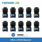 Релейный модуль дистанционного управления FUNSHION, 12 В постоянного тока, 1 канал, 12 В постоянного тока, радиочастотный Супергетеродинный приемник, 1CH контроллер