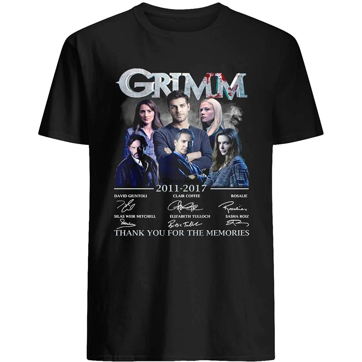Полноразмерная футболка Grimm из фильма 2011-2017 с надписью Давида нитоли бьютсе