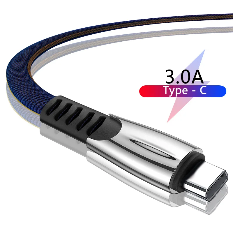 Кабель Micro USB Type C usb шнур провод для быстрой зарядки Samsung USBC 3 м к адаптеру кабель