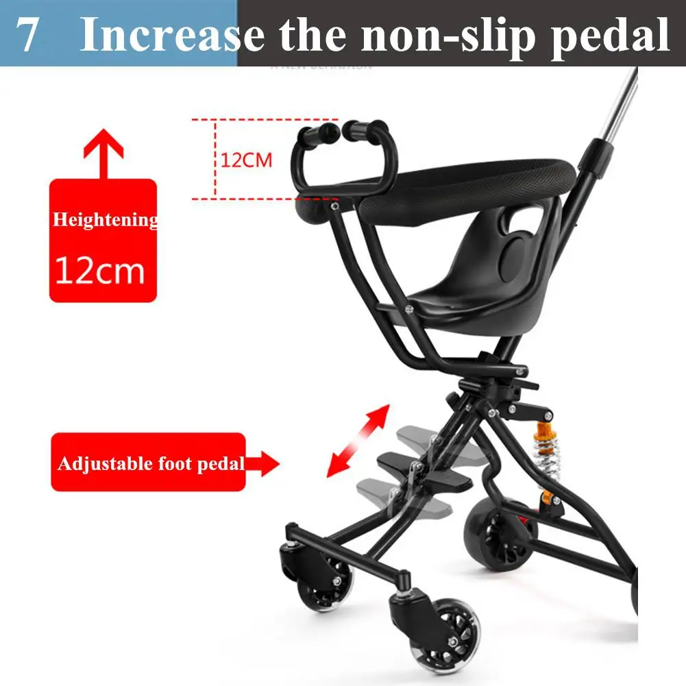 Kidlove ультра светильник детская коляска портативная складная амортизирующая