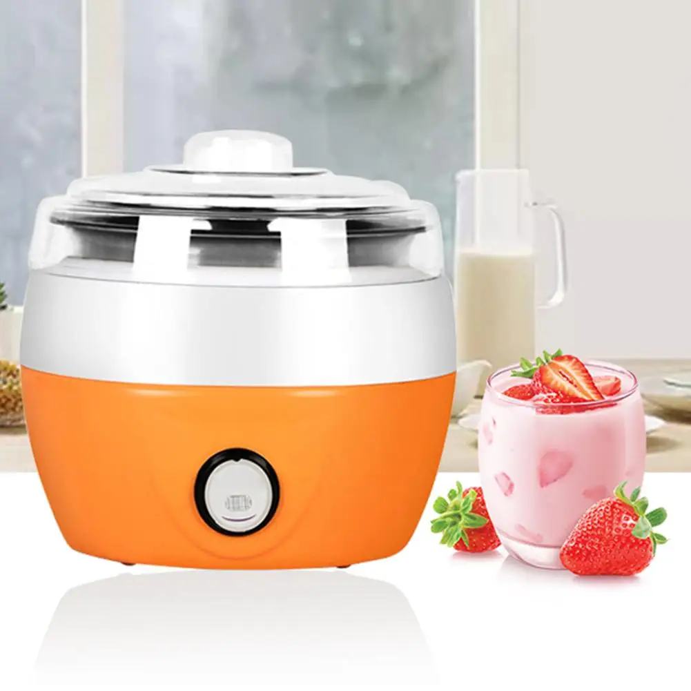 1Л Электрический йогурт из нержавеющей стали автоматический бытовой DIY