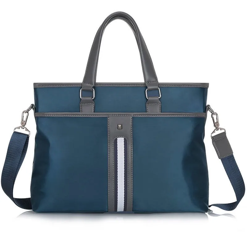 

Boutique Men's Bag A4 Business Handbag Casual Diagonal Bag Computer Bag Waterproof Oxford Cloth Backpack Shoulder Briefcase
