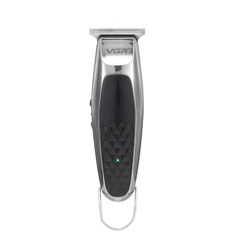

VGR portable hair trimmerUSB rechargeable hair clipper haircut machine oilhead clipper white hair carving clipper beard trimmer