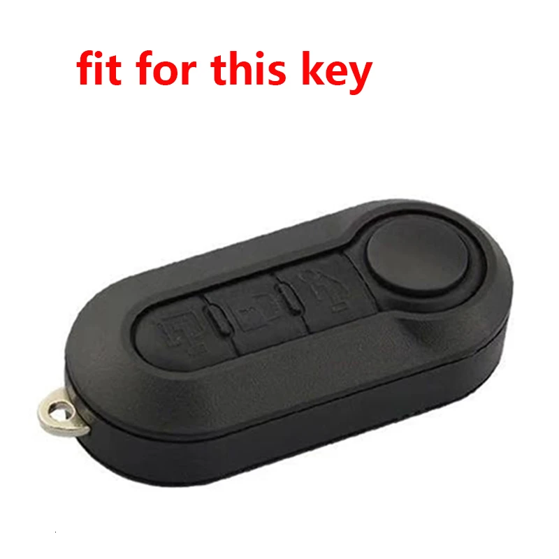 

Silicone Key Cover Case For Peugeot Boxer PEU25 Fiat Ducato Fiat 500 500X 500L 500C Flip Folding Remote Key Shell Fob Protecor