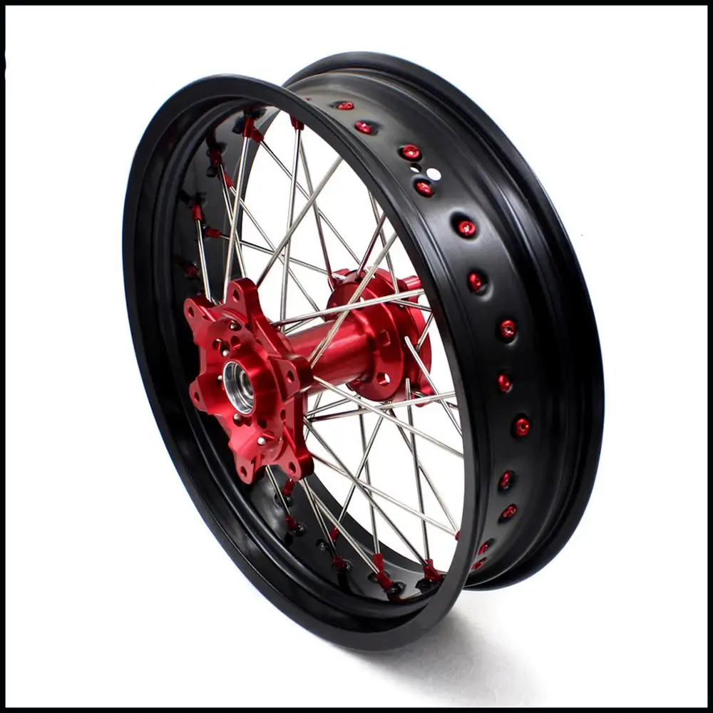 Колесные диски KKE 3 5/5 0 OEM для HONDA XR650L 1993-2019 красная соска | Автомобили и мотоциклы