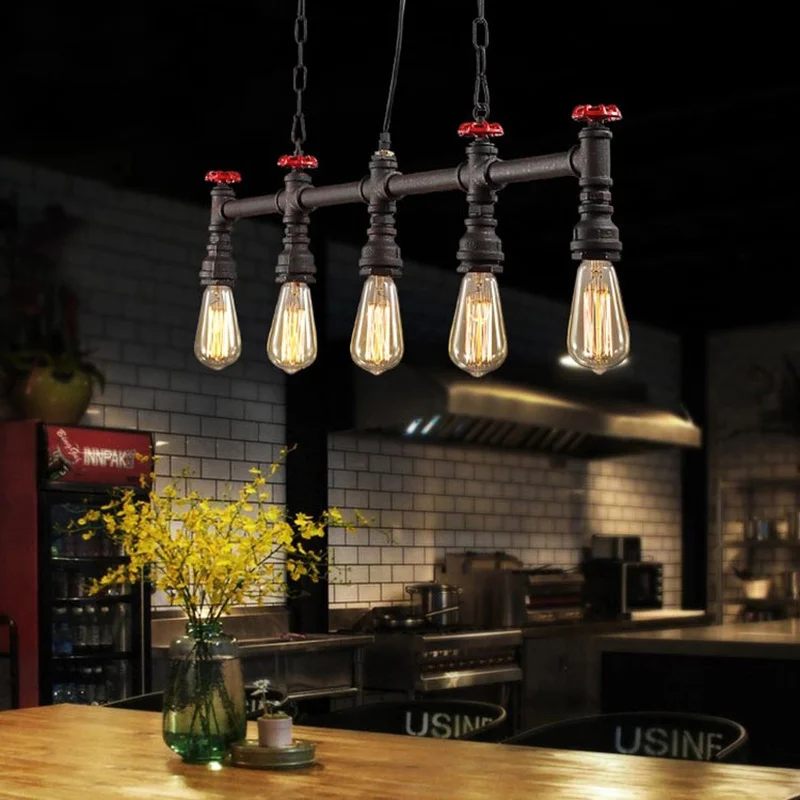 Американский винтажный подвесной светильник в стиле индастриал освещение лофт