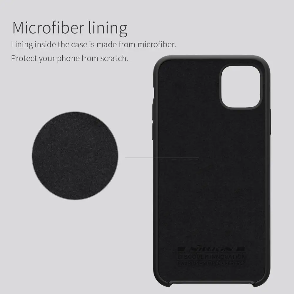 For iPhone 11/iphone 11 pro Case NILLKIN Liquid Smooth Silicone case iphone max Cover luxury protective bags | Мобильные телефоны и
