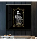 Современные абстрактные постеры и принты скелета влюбленных череп Картина на холсте для гостиной Куадрос домашний декор Настенная картина