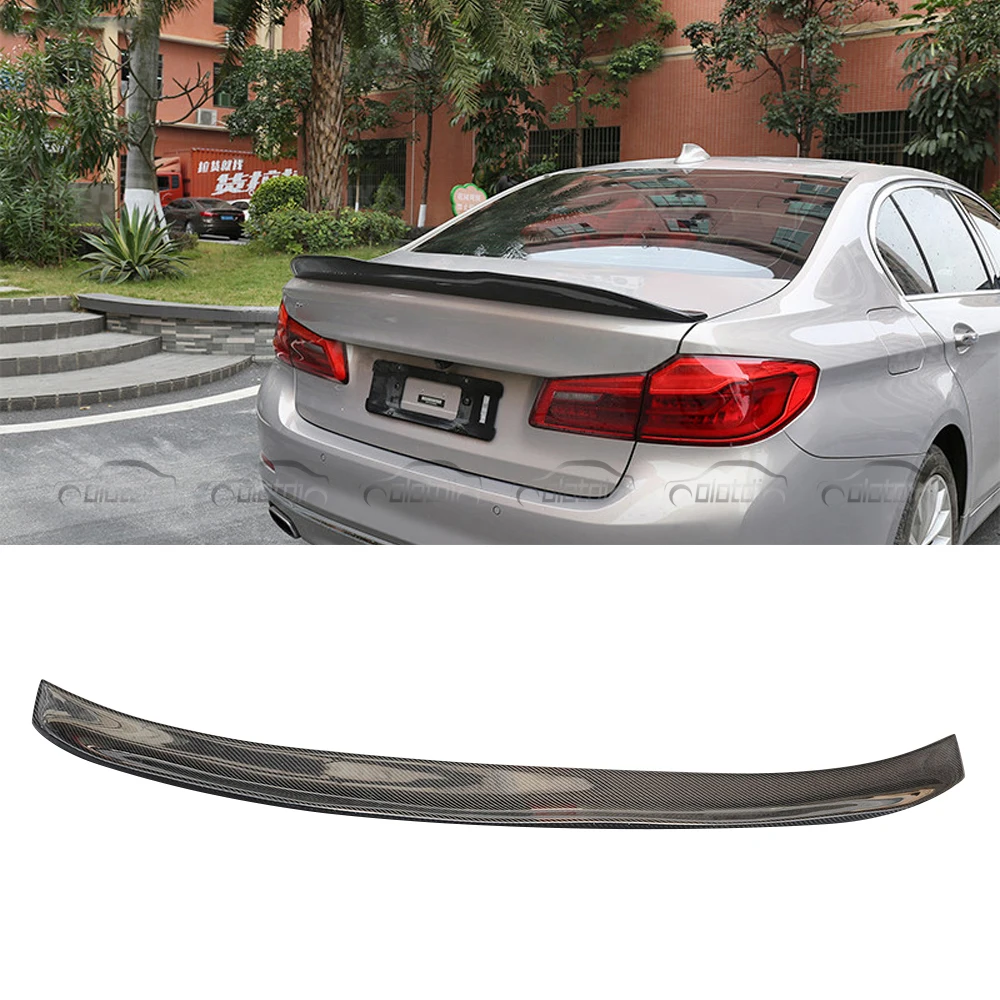 OLOTDI углеродное волокно задний багажник губа крыло сплиттер спойлер багажника