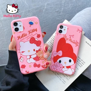 Hello Kitty Cartoon Creative Cute Phone Case For Iphone12 12pro 12promax 11 Pro 11promax Mini X Xs M