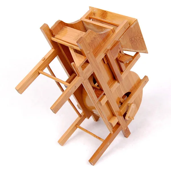 Rural valley fan Nostalgic bamboo and wood products windmill model furniture ornaments crafts table decoration home artwork | Дом и сад