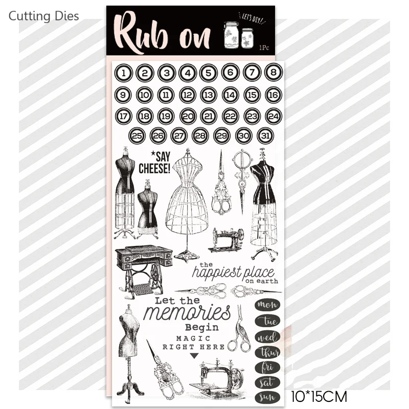 Набор стикеров для скрапбукинга Happy Planner работы с картами | Дом и сад