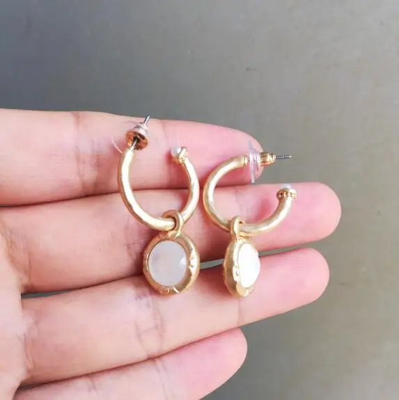 Вечный чудо глэм кошачий глаз камень CC серьги гвоздики вечерние панк лучшие